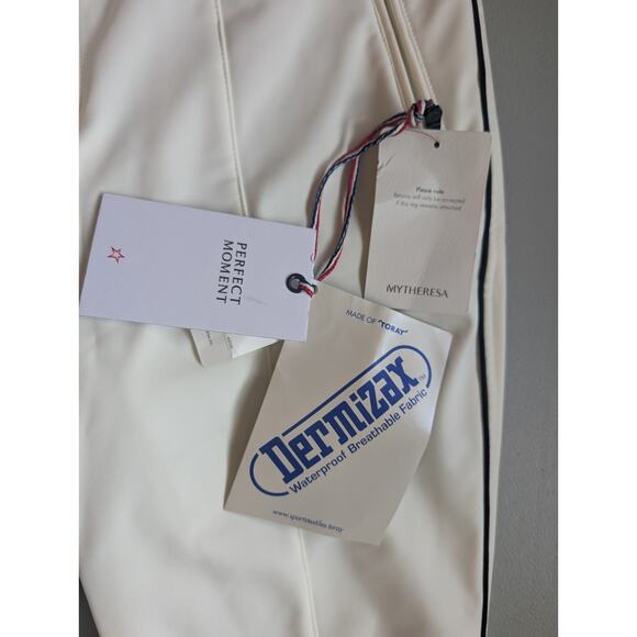 NWT Perfect Moment Women Snow Aurora Skinny Stirrup Race Pant Sz L White #1J505 - Picture 10 of 16